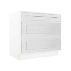 3 Drawer Base Cabinet 36" Madison - RTA Cabinet Company