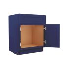 Navy Blue Shaker Sink Base Cabinet 27"W Madison - RTA Cabinet Company