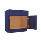 Navy Blue Shaker Sink Base Cabinet 33"W Madison - RTA Cabinet Company