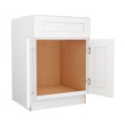 Summit Shaker White Sink Base Cabinet 24"W Madison - RTA Cabinet Company