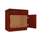 Charleston Cherry Sink Base Cabinet 33"W Madison - RTA Cabinet Company