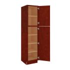 Charleston Cherry Utility Cabinet 18"W x 84"H Madison - RTA Cabinet Company