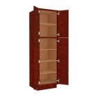 Charleston Cherry Utility Cabinet 24"W x 84"H Madison - RTA Cabinet Company