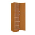 Charleston Toffee Utility Cabinet 18"W x 84"H Madison - RTA Cabinet Company