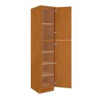 Charleston Toffee Utility Cabinet 18"W x 90"H Madison - RTA Cabinet Company