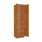 Charleston Toffee Utility Cabinet 24"W x 90"H Madison - RTA Cabinet Company