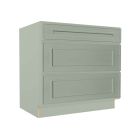 3 Drawer Base Cabinet 36" Madison - RTA Cabinet Company