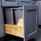 18" Double Trash Can Pull Out Madison - RTA Cabinet Company