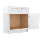 Key Largo White Sink Base Cabinet 30"W Madison - RTA Cabinet Company