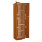 Cinnamon Shaker Utility Cabinet 24"W x 96"H Madison - RTA Cabinet Company