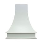 White Arched Hood 30" with Fan and Liner Madison - RTA Cabinet Company