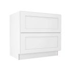 2 Drawer Base Cabinet 36" Madison - RTA Cabinet Company