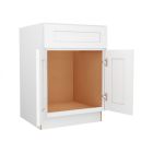 Shaker White Elite Sink Base Cabinet 24"W Madison - RTA Cabinet Company