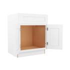 Colorado Shaker White Sink Base Cabinet 27"W Madison - RTA Cabinet Company