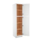 Shaker White Elite Utility Cabinet 18"W x 84"H Madison - RTA Cabinet Company