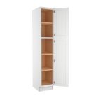 Shaker White Elite Utility Cabinet 18"W x 96"H Madison - RTA Cabinet Company