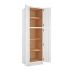 Shaker White Elite Utility Cabinet 24"W x 84"H Madison - RTA Cabinet Company