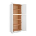 Shaker White Elite Utility Cabinet 30"W x 84"H Madison - RTA Cabinet Company