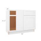 Blind Base Corner Cabinet 42" Left Madison - RTA Cabinet Company