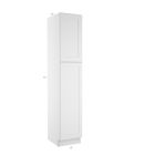 Colorado Shaker White Utility Cabinet 18"W x 96"H Madison - RTA Cabinet Company