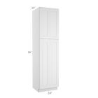 Colorado Shaker White Utility Cabinet 24"W x 90"H Madison - RTA Cabinet Company