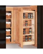 Wall Filler Pull-Out with Adjustable Shelves - Fits Best in Behind 6" Filler 30" Tall Madison - RTA Cabinet Company