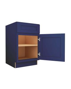 Navy Blue Shaker Base Cabinet 21" Madison - RTA Cabinet Company