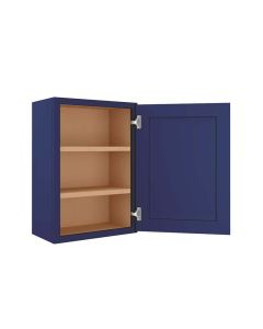 Navy Blue Shaker Wall Cabinet 21"H x 30"H Madison - RTA Cabinet Company