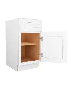 Summit Shaker White Base Cabinet 18" Madison - RTA Cabinet Company