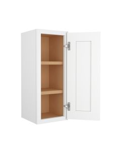 Summit Shaker White Wall Cabinet 12"W x 30"H Madison - RTA Cabinet Company