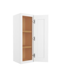 Summit Shaker White Wall Cabinet 12"W x 36"H Madison - RTA Cabinet Company