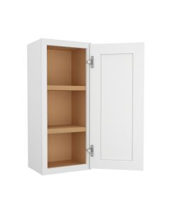 Summit Shaker White Wall Cabinet 15"W x 36"H Madison - RTA Cabinet Company