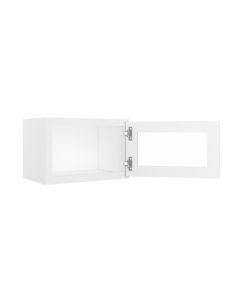 Wall Glass Door with Finished Interior 18" x 12" Madison - RTA Cabinet Company