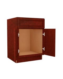 Charleston Cherry Sink Base Cabinet 24"W Madison - RTA Cabinet Company