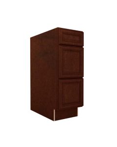 3 Drawer Base Cabinet 12" Madison - RTA Cabinet Company