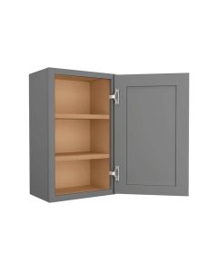 Grey Shaker Elite Wall Cabinet 18"W x 30"H Madison - RTA Cabinet Company