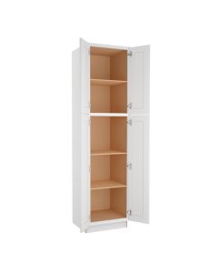 Key Largo White Utility Cabinet 24"W x 90"H Madison - RTA Cabinet Company