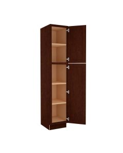 Espresso Shaker Utility Cabinet 18"W x 96"H Madison - RTA Cabinet Company