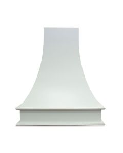 White Arched Hood 30" with Fan and Liner Madison - RTA Cabinet Company