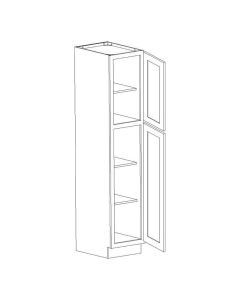 York Saddle Utility Cabinet 18"W x 90"H Madison - RTA Cabinet Company