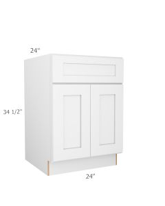 B24 - Double Door / Single Drawer Base Cabinet Madison - RTA Cabinet Company