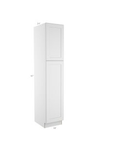 Colorado Shaker White Utility Cabinet 18"W x 90"H Madison - RTA Cabinet Company