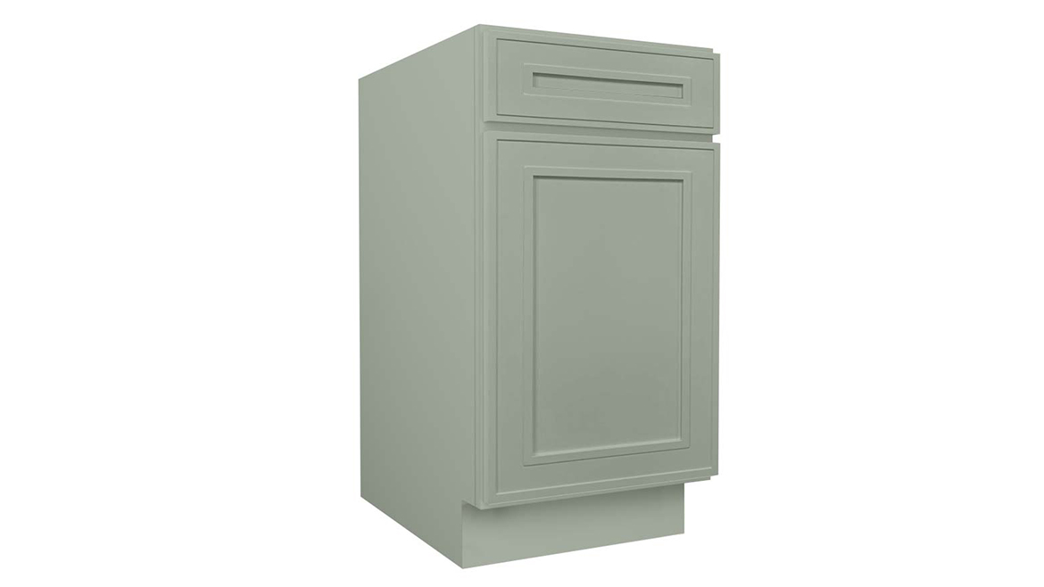 Craftsman Lily Green Shaker Madison - RTA Cabinet Company