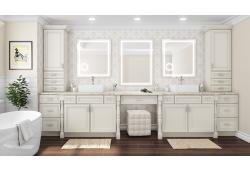 York Linen Off White Bathroom Vanities Madison - RTA Cabinet Company