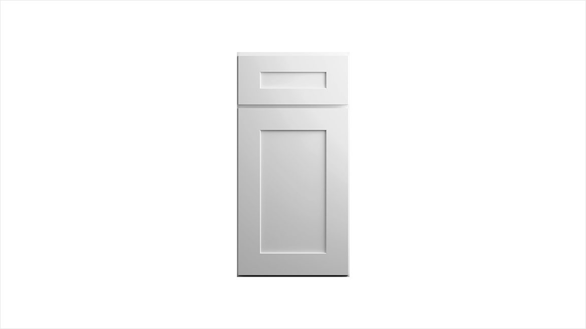 Summit Shaker White Madison - RTA Cabinet Company